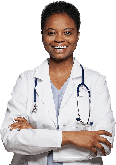 medical professional with stethoscope