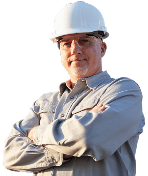 man in construction hat