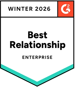 G2 Best Relationship Enterprise Winter 2026
