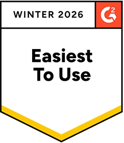 G2 Easiest to Use Winter 2026